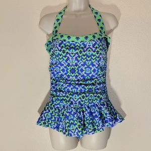Dragonfly One Piece Swimsuit sz 14